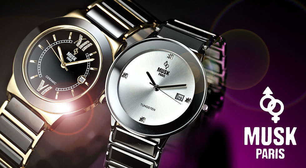MUSK 腕時計 MA-2146-05 美品時計 - 腕時計(アナログ)