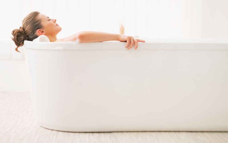 relaxing bath