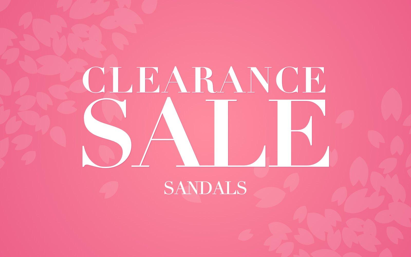 Clearance Sandals