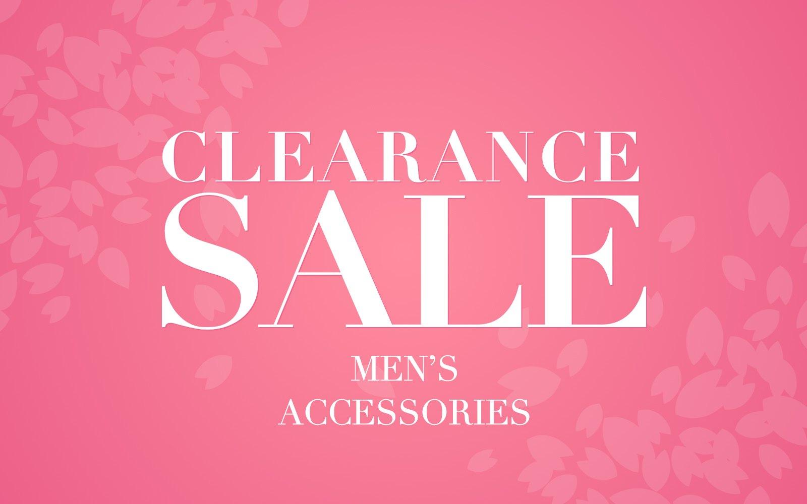 Clearance Men's Accessories