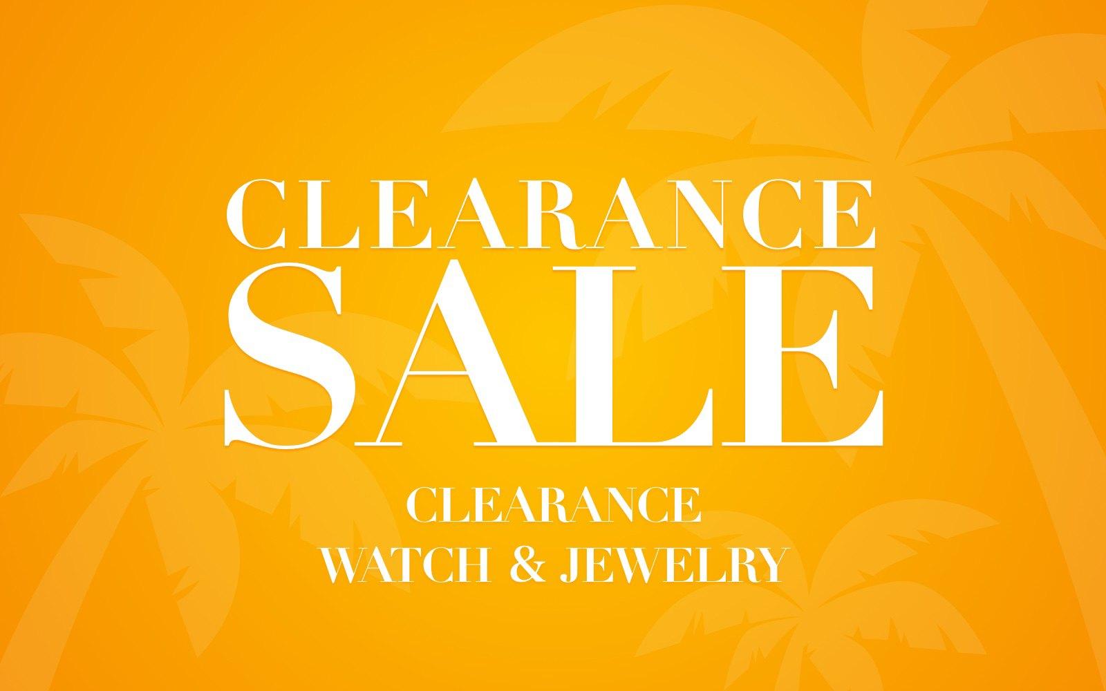 Clearance Watch & Jewelry