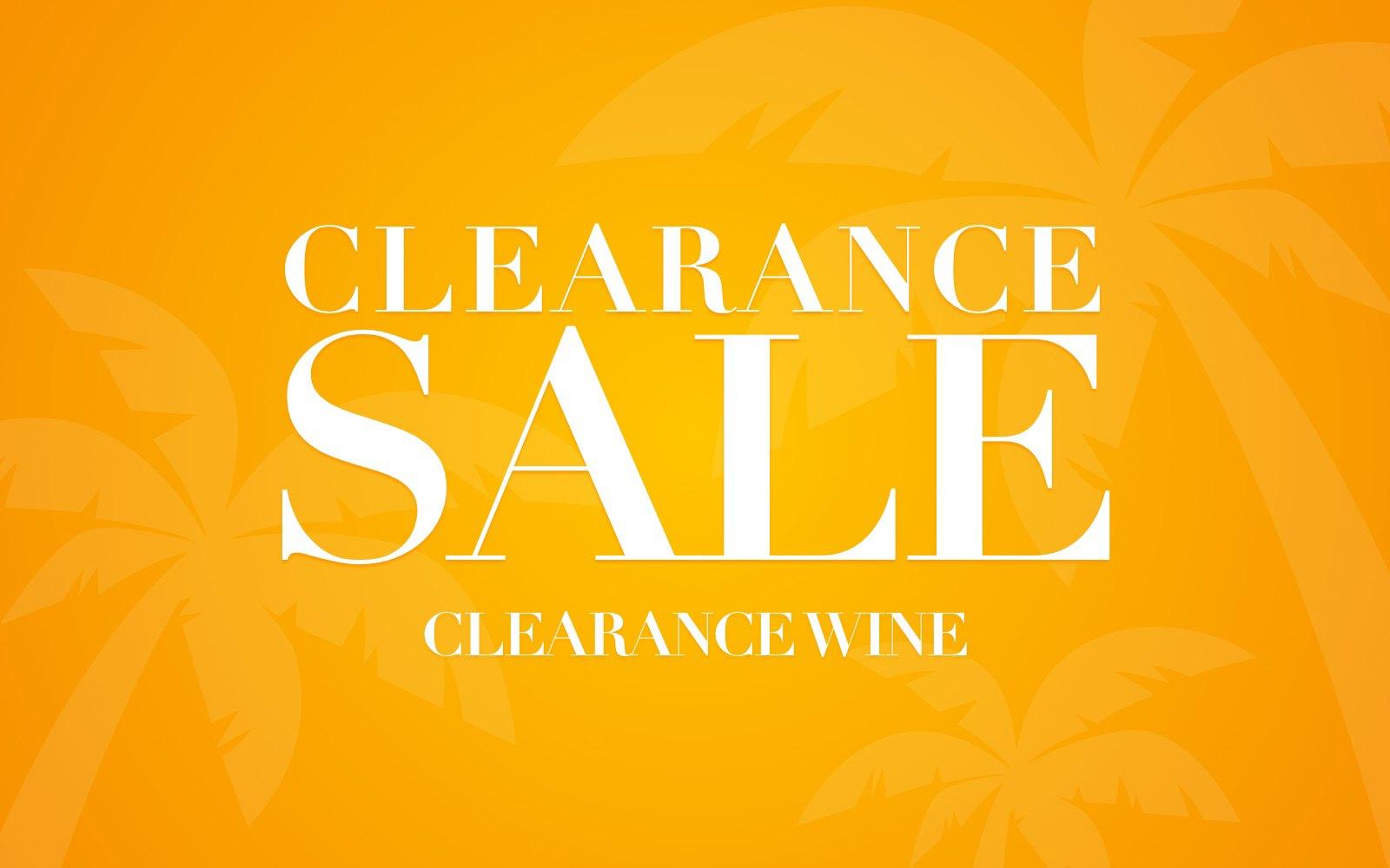 Clearance Wine