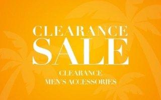 CLEARANCE MEN'S ACCESSORIES