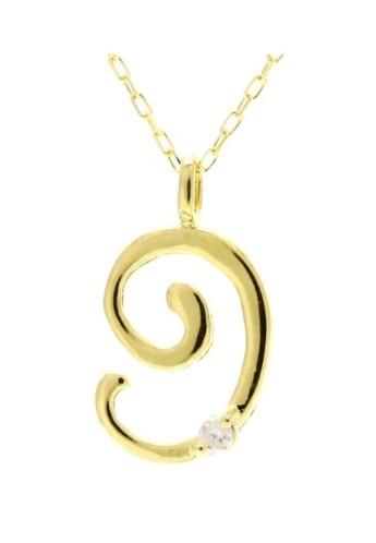 贅沢な18金ゴールド! 貴女だけのラッキーナンバー! 天然ダイヤモンド 1P ナンバーネックレス 選べる3カラー 【No.9 /K18YG】 イエローゴールド