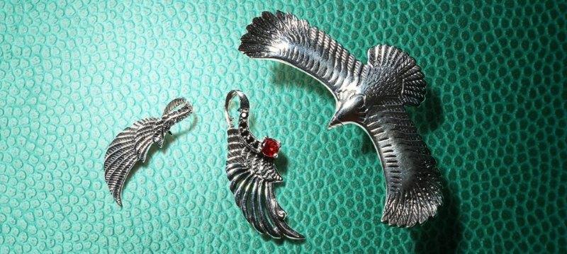 Feather Jewelry 925