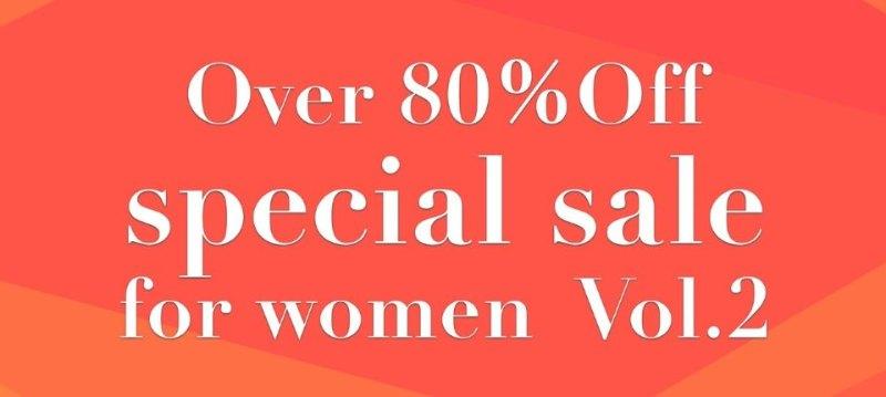Over 80%Off special for women Vol,2