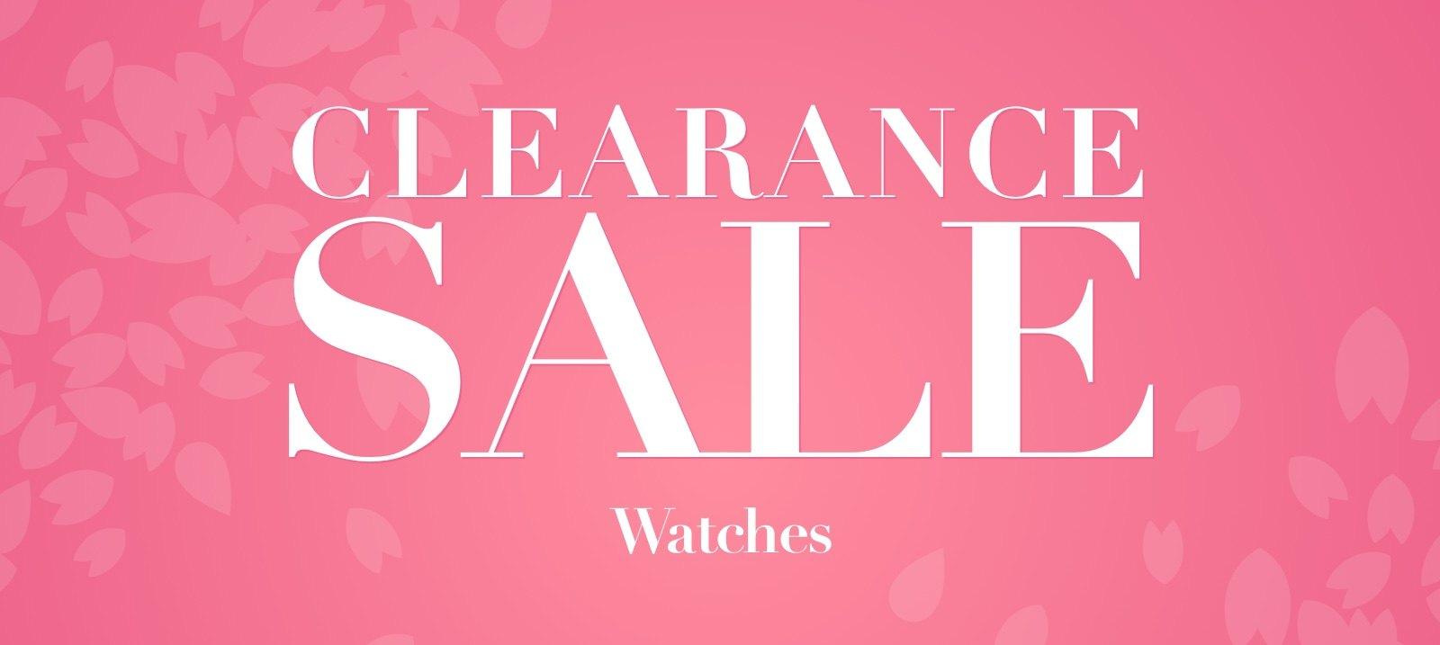 Clearance sale：Watches