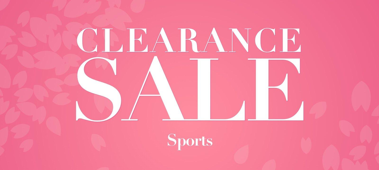 Clearance sale：Sports
