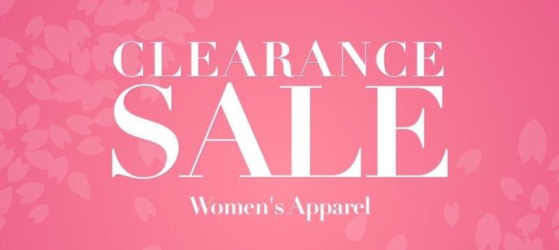 Clearance sale:Women's Apparel