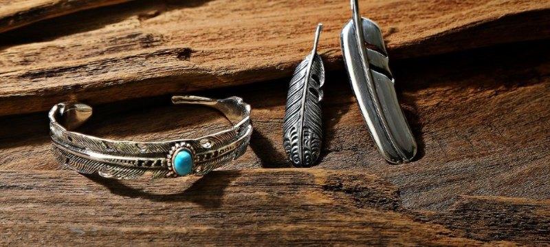 Feather Jewelry 925