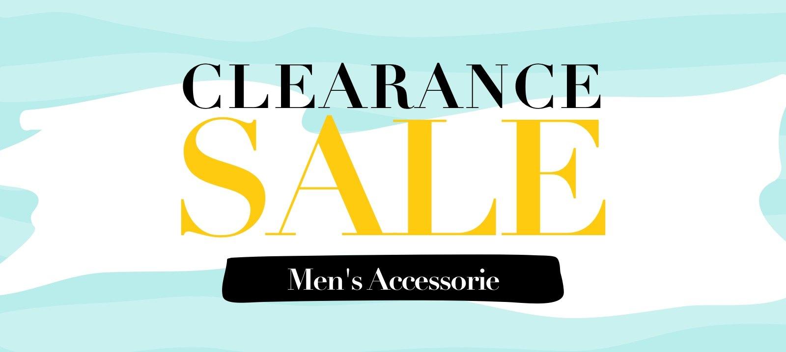 Clearance sale：Men's Accessorie
