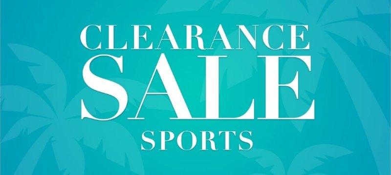 Clearance sale:Sports