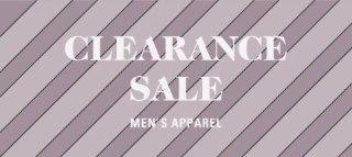CLEARANCE MEN'S APPAREL