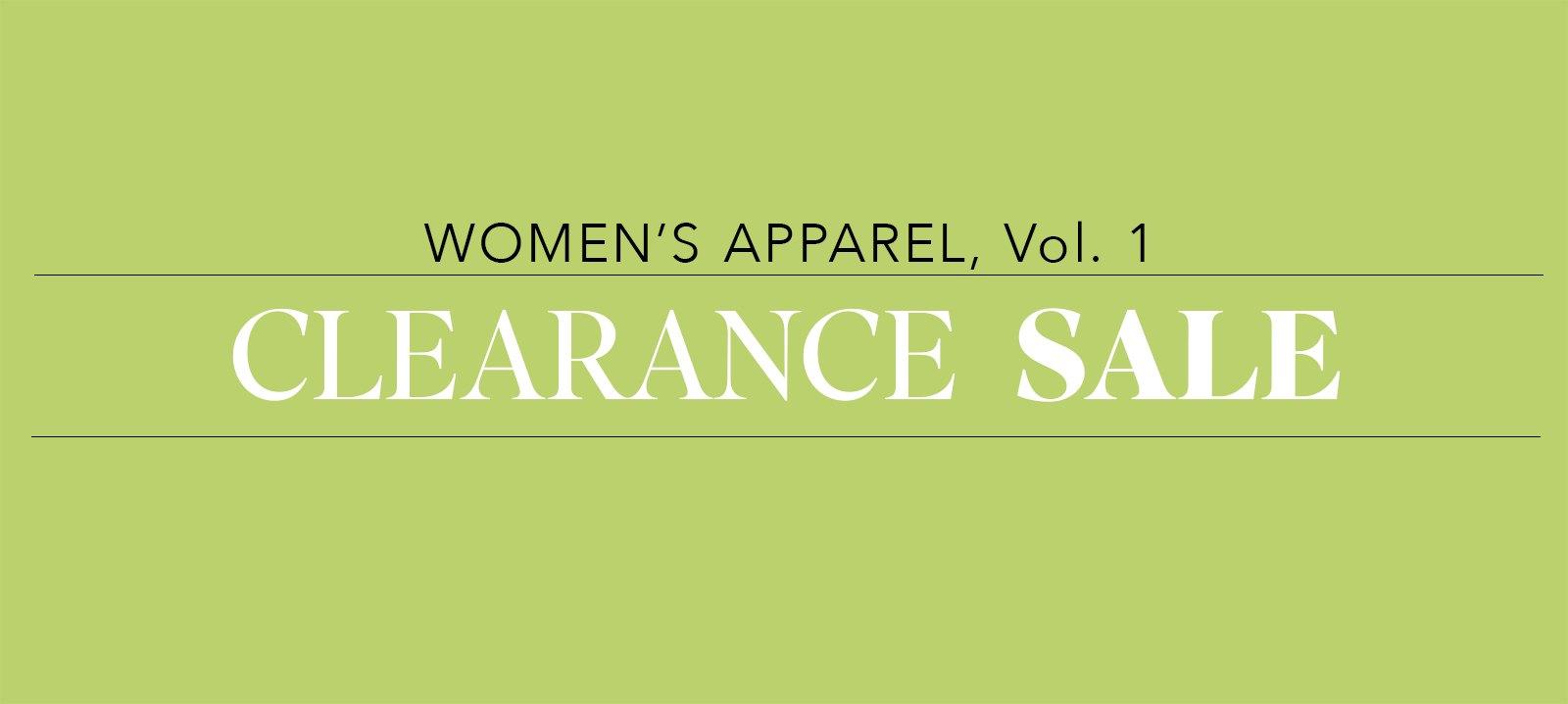 Clearance sale : Women's Apparel vol.1