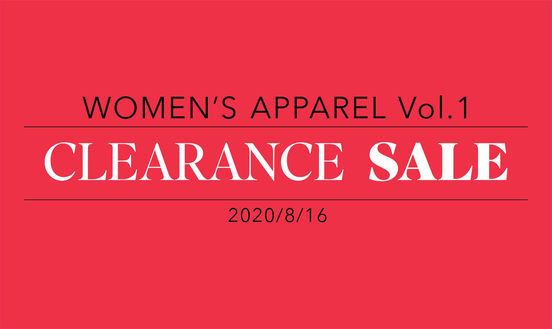 Clearance sale : Women's Apparel vol.1