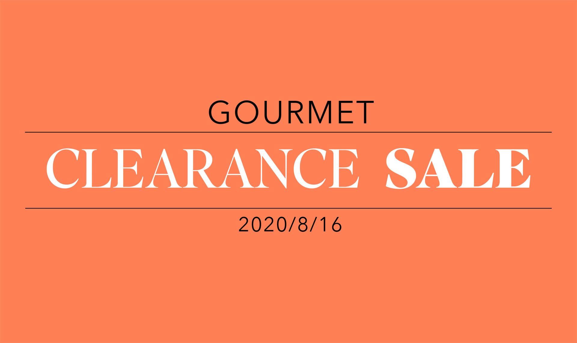 Clearance sale : Gourmet