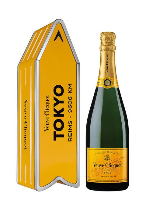 【ミレポルテ･一部店舗限定】VEUVE CLICQUOT YELLOW LABEL ARROW CUSTOM ヴーヴ･クリコ イエローラベル アロー カスタム NV 白 750ml - #1