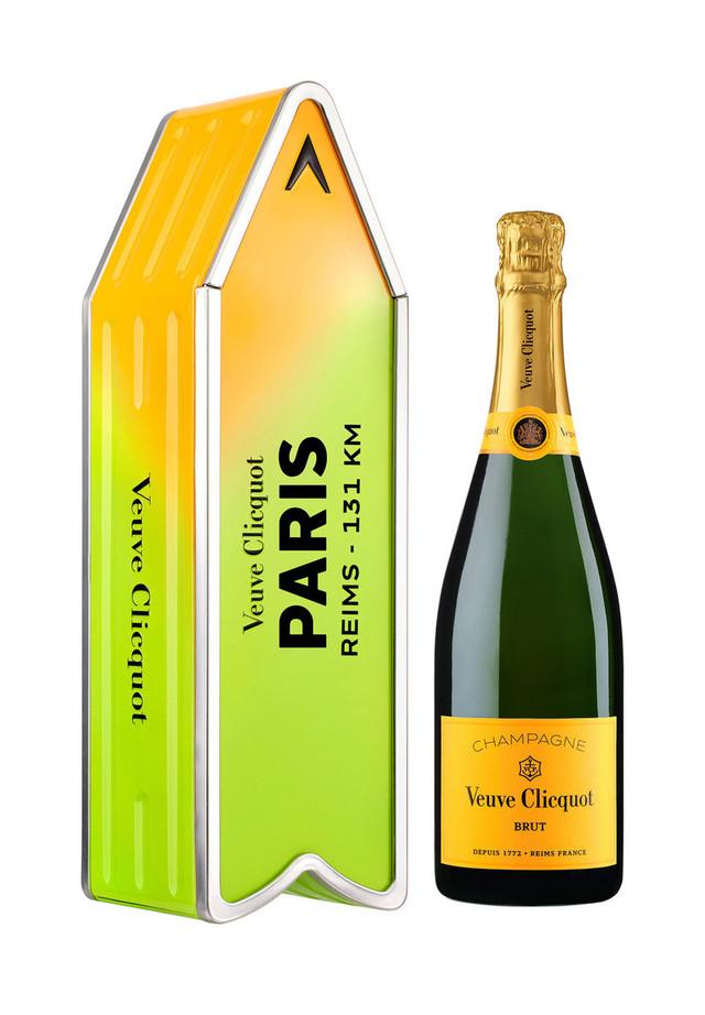 【ミレポルテ・一部店舗限定】VEUVE CLICQUOT YELLOW LABEL ARROW GREEN CUSTOM ヴーヴ・クリコ  イエローラベル アロー グリーン カスタム NV 白 750ml - 【ミレポルテ】MILLEPORTE