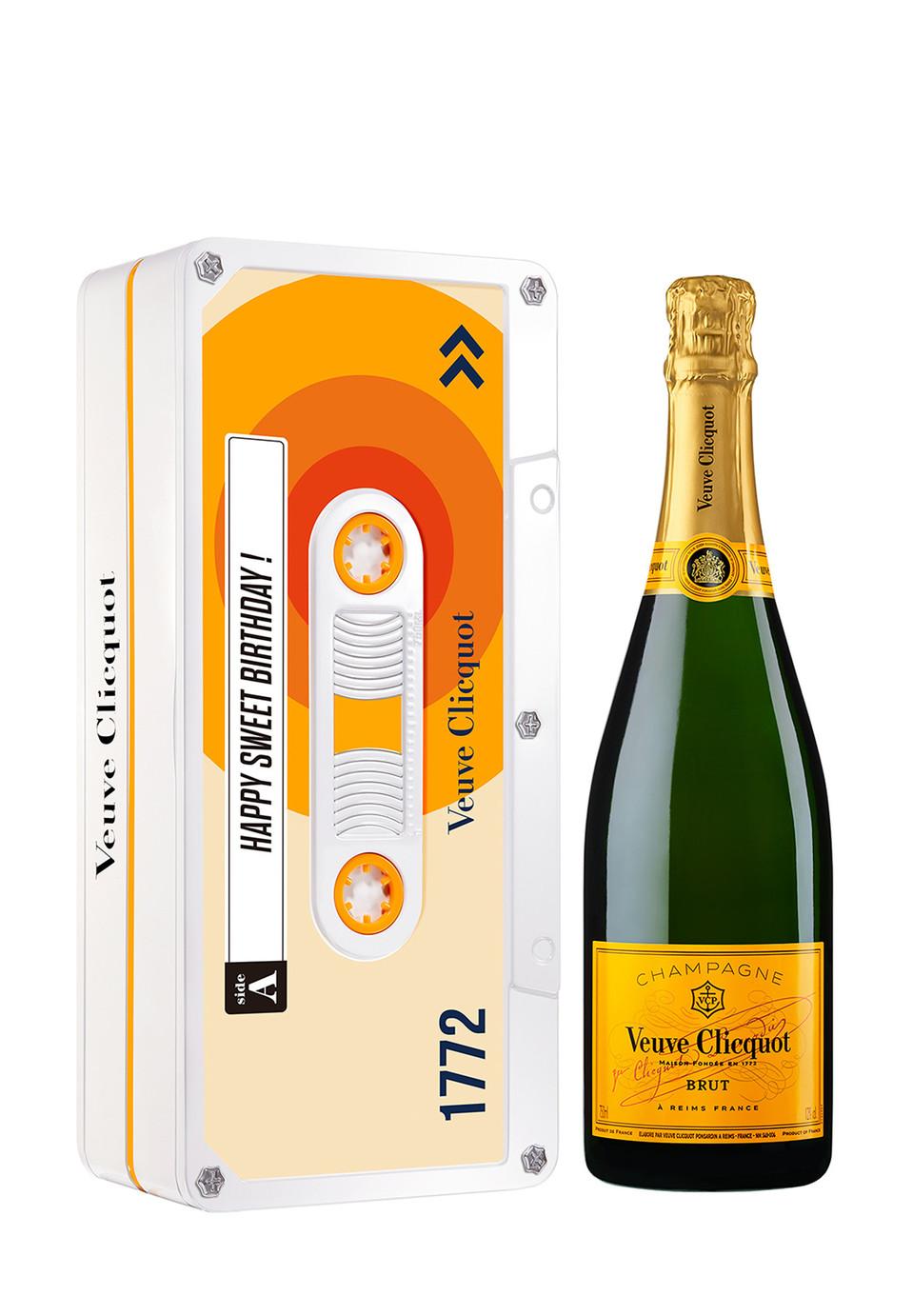 ミレポルテ・一部店舗限定】VEUVE CLICQUOT YELLOW LABEL TAPE CUSTOM V2 VC イエローラベル テープカスタム  V2 NV 白 750ml 【ミレポルテ】MILLEPORTE