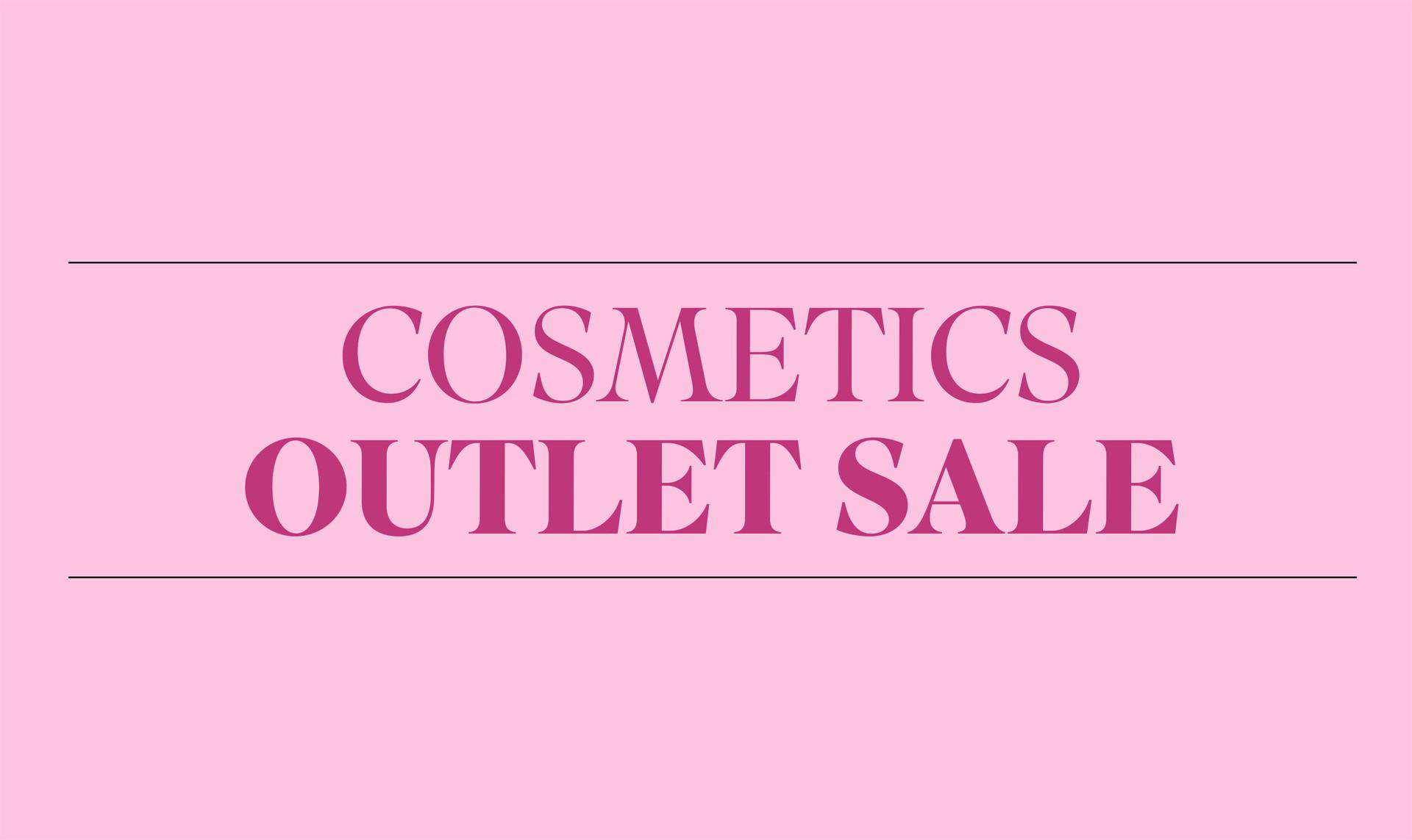 Cosmetics Outlet Sale