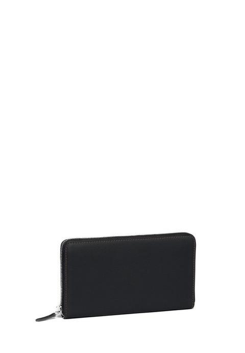 Zipped purse Pessoa/Black ファスナー付き長財布 ブラック - #1