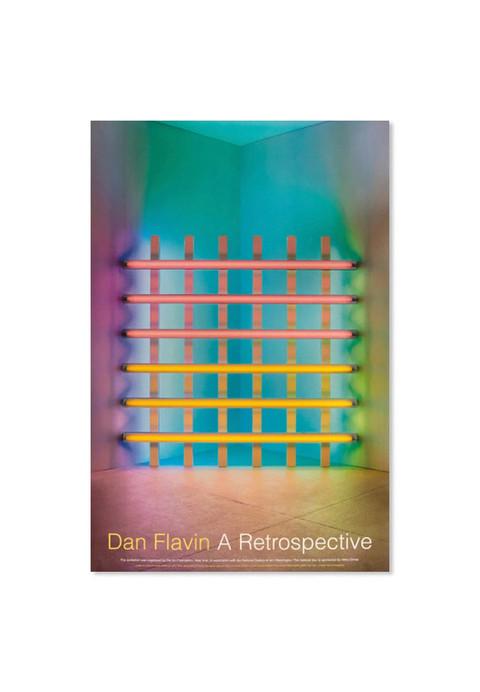 DAN FLAVIN : A RETROSPECTIVE POSTER.   610x914mm - #1