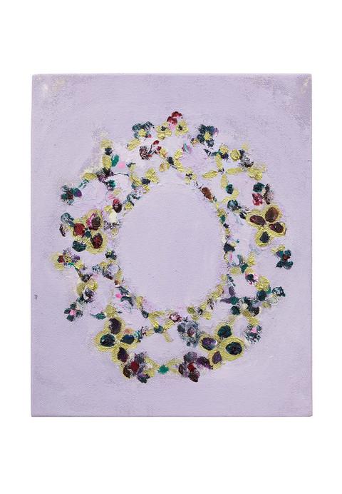 【佐藤翠】Necklace (acrylic and oil on canvas) 27.3 X 22.0 cm - #1
