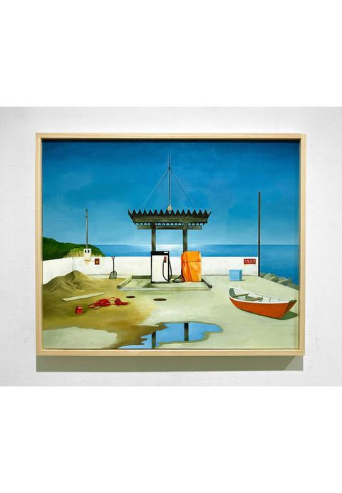旧給油所 (53 x 65.2cm) - #1