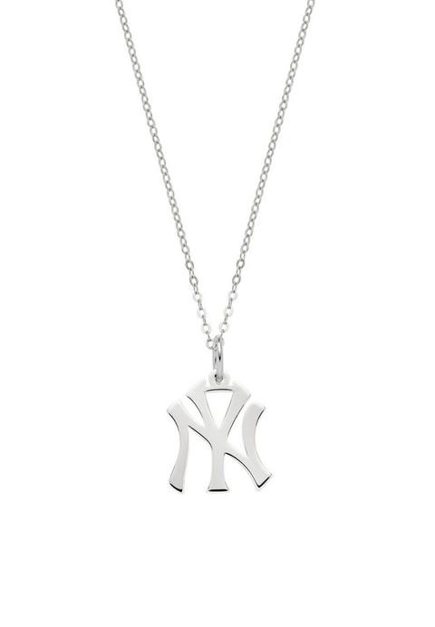 NY Yankees Medium Pendant Necklace シルバー - #1