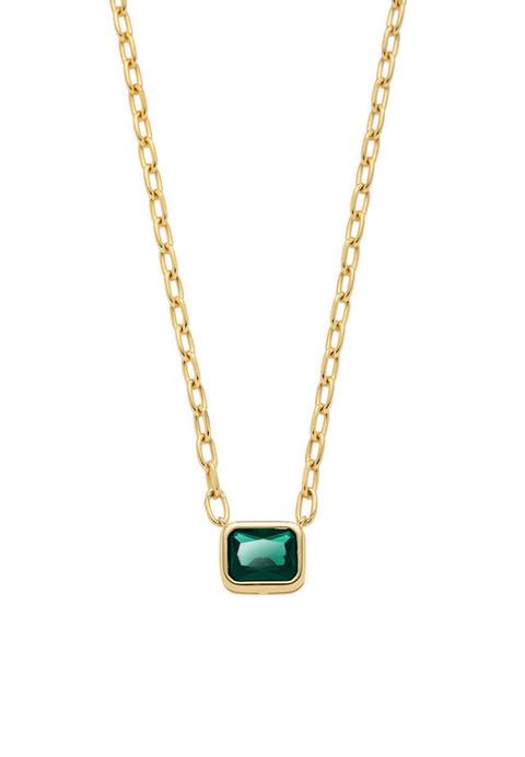 THE GREEN EMERALD REDA LINK NECKLACE(CHAPTER II BY GREG YÜNA X THE M JEWELERS) ゴールド - #1